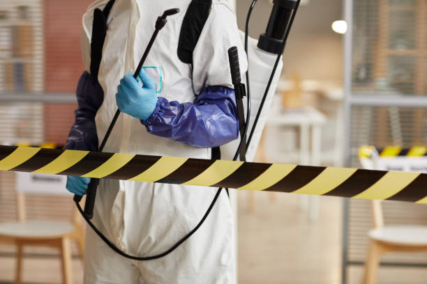 Professional Biohazard technician working in Laura, OH